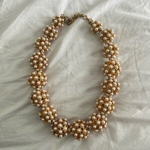 J crew necklace. Gorgeous gold and pearl necklace.